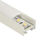 ANRO LED Profile ALP-036 Fehér - Alumínium U profil LED szalaghoz (Opál búrával) (LP111W - LP-UNICOV1-MLK)