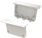 Lumines INSO Fehér - Végzáró elem XXL alumínium süllyeszthető U profilhoz, műanyag, fehér (ZAS-LUMINES-IN-B (12-0121-01))