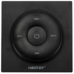 MiLight K2-B Fali távirányító panel változtatható színhőmérsékletű (CCT) LED vezérlőhöz - forgatógombos, elemes, fekete (MiLight K2-B black)