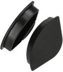 ANRO LED Profile ALP-016R Fekete - Végzáró elem alumínium sarokprofilhoz, műanyag, fekete (LP204B-END)