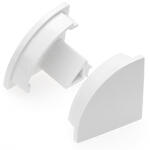 ANRO LED Profile ALP-006 Fehér - Végzáró elem alumínium sarokprofilhoz, műanyag, fehér (LP202W-END)