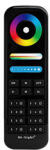 MiLight FUT089B Group Control csoport (8 zóna) RGB+CCT távirányító (RGB+CCT FullColor LED szalaghoz) - fekete (MiLight FUT089B RGB+CCT remote black)