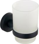 Mexen Remo Kubek fali fogkefetartó fekete, beépíthető (5907709108530)