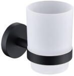 Welland Diamond fali tároló / fogkefe tartó - fekete (90306B-B)