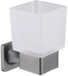 Welland Exclusive-Line fali tároló / fogkefe tartó - gunmetal / tejüveg (39906-BGM)