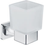 Welland Exclusive-Line fali tároló / fogkefe tartó - króm / tejüveg (39906-CH) (39906-CH)