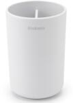 Brabantia ReNew fogkefetartó, elválasztó betéttel, csepptálcával, csúszásmentes talppal, H=110mm, műanyag, fehér - 280306 (280306)