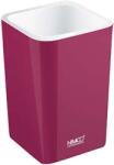 Nimco Eli - Fogkefetartó tégely, bordó lila, műanyag EL 3058-45 (EL 3058-45)