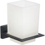 Mexen Arno fogkefetartó pohár, fekete - 7020738-70 (7020738-70)