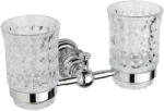 Mexen Estela dupla fogkefetartó pohár, króm - 7011552-00 (7011552-00)