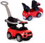 MULTISTORE 3 az 1-ben bébitaxi tolókarral és lábtartóval, piros 12 hó+ (614W RED)