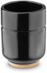 Konighoffer Fürdőszobai fogkefetartó bögre, fekete (5903313424868)
