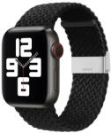 TYPEC Curea de ceas din material textil Apple smartwatch 7/6 / SE / 5/4/3/2 (41mm / 40mm / 38mm) negru