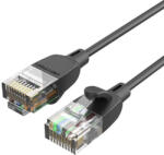 Vention Cablu de retea UTP cat. 6A Vention IBIBH 2m negru tip Slim (056618)