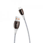 Dudao USB - Type C 1, 23m 3A cablu, gri (L7Pro gri) (L7Pro gri-typec)