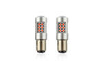 AMiO Set 2 x LED CANBUS 24SMD 3030 1157 (P21/5W) Red 12V/24V
