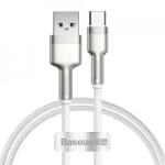 Baseus Cablu USB Type C Baseus Cafule Series Metal Data USB 66W 1m alb(CAKF000101) (CAKF000102)