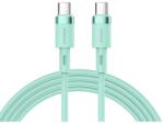 JOYROOM Cablu pentru incarcare si transfer de date Joyroom S-1230N9, 2x USB Type-C, PD 60W, 1.2m, Verde