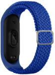 TYPEC Curea de schimb din material textil pentru Xiaomi Mi Band 6 / 5 / 4 / 3 din stofa impletita albastru