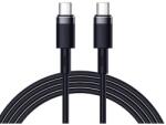 JOYROOM Cablu pentru incarcare si transfer de date Joyroom S-1830N9, 2x USB Type-C, PD 60W, 1.8m, Bleumarin