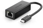 UGREEN Adaptor retea Ugreen, „30287 extern, USB Type-C (Tata) la port 10/100 Mbps RJ-45, negru