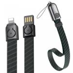 Baseus Cablu telefon Baseus Gold Collar USB For Lightning 2.4A 85cm Stripe Black