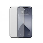 Baseus Folie de protectie Baseus 2x sticla mata 0, 25 mm cu cadru pentru intregul ecran iPhone 12 mini Negru (SGAPIPH54N-KM01)