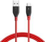 BlitzWolf Cablu de date USB 2.0 - Type-C AmpCore BlitzWolf BW-TC12 1m , rosu
