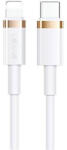 USAMS Cablu USAMS USB-C la Lightning 1.2M incarcare rapida 20W alb