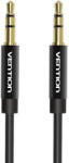 Vention Cablu audio Vention BAGBH 3, 5mm 2m, metal negru (056315)