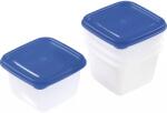 Moser Műanyag ételtároló doboz, 3 db, térfogat: 0, 50 liter
