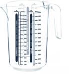 Moser Műanyag mérőedény gumis csúszásgátló aljjal, űrtartalom: 1, 50 liter (229929241)
