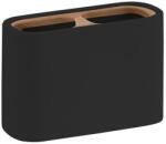 Gedy - Fogkefe tartó NINFEA fekete/bambusz 139814 (SH0028)