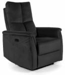 Signal Relaxáló masszázsfotel NEPTUN VELVET M | fekete (NEPTUNMVC)