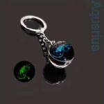 Kincsecske Kollekció Vízöntő kulcstartó, sötétben világít