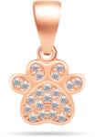Brilio Silver Pandantiv fermecător bronz cu pietre de zircon Lăbuță PT85R