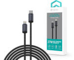 DEVIA Gracious Series 27W PD Type-C/Lightning adat- és töltőkábel 1m - fekete - nextelshop