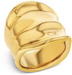 Calvin Klein Inel solid placat cu aur Elemental 35000646 54 mm