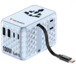 Verbatim 30192 Charge n Travel 100W universal călător adapter albastru (30192)