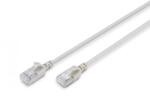 ASSMANN Cablaj patch slim RJ45-RJ45, Cat. 6A, F/FTP, AWG 32/7, LSOH, 5 m, gri (DK-1632-A-050S)