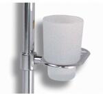 NOVASERVIS METALIA 1 Fogkefe és pohártartó, króm 6149, 0Z (6149,0Z)