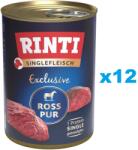 RINTI Singlefleisch Exclusive Horse Pure 12x400 g hrana caini, din cal