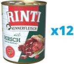RINTI Kennerfleisch Venison hrana umeda caini adulti 12 x 800 g, cu vanat