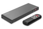ASSMANN Comutator HDMI 4x1, 8K/60Hz (4: 4: 4) cu HDR, 48 Gbps, HDCP 2.3, Toslink / Stereo, EDID (DS-55335)
