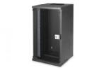 ASSMANN Dulap de rețea montat pe perete 10" 12U, SOHO PRO 595 x 315 x 300 mm, ușă din sticlă, negru, neasamblat, 30 kg (DN-49105)