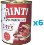 RINTI Kennerfleisch Duck cu rata 6x400 g conserve hrana caini