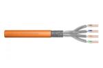 ASSMANN Cablul de instalare DIGITUS Cat. 7, S/FTP, B2ca, AWG 23/1, LSOH, 100 m, portocaliu (DK-1745-VH-1)