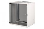 ASSMANN Dulap de rețea montat pe perete 19" 12U, SOHO PRO 595 x 540 x 400 mm, ușă din sticlă, gri, neasamblat, 60 kg (DN-49206)