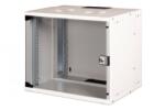 ASSMANN Dulap de rețea montat pe perete 19" 9U, SOHO PRO 460 x 540 x 400 mm, ușă din sticlă, gri, neasamblat, 60 kg (DN-49204)