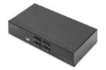 ASSMANN Switch KVM cu 4 porturi, 4K 60Hz, 4xDP IN, 1xDP OUT, 2xUSB A, 2x Audio IN&OUT (DS-12891)